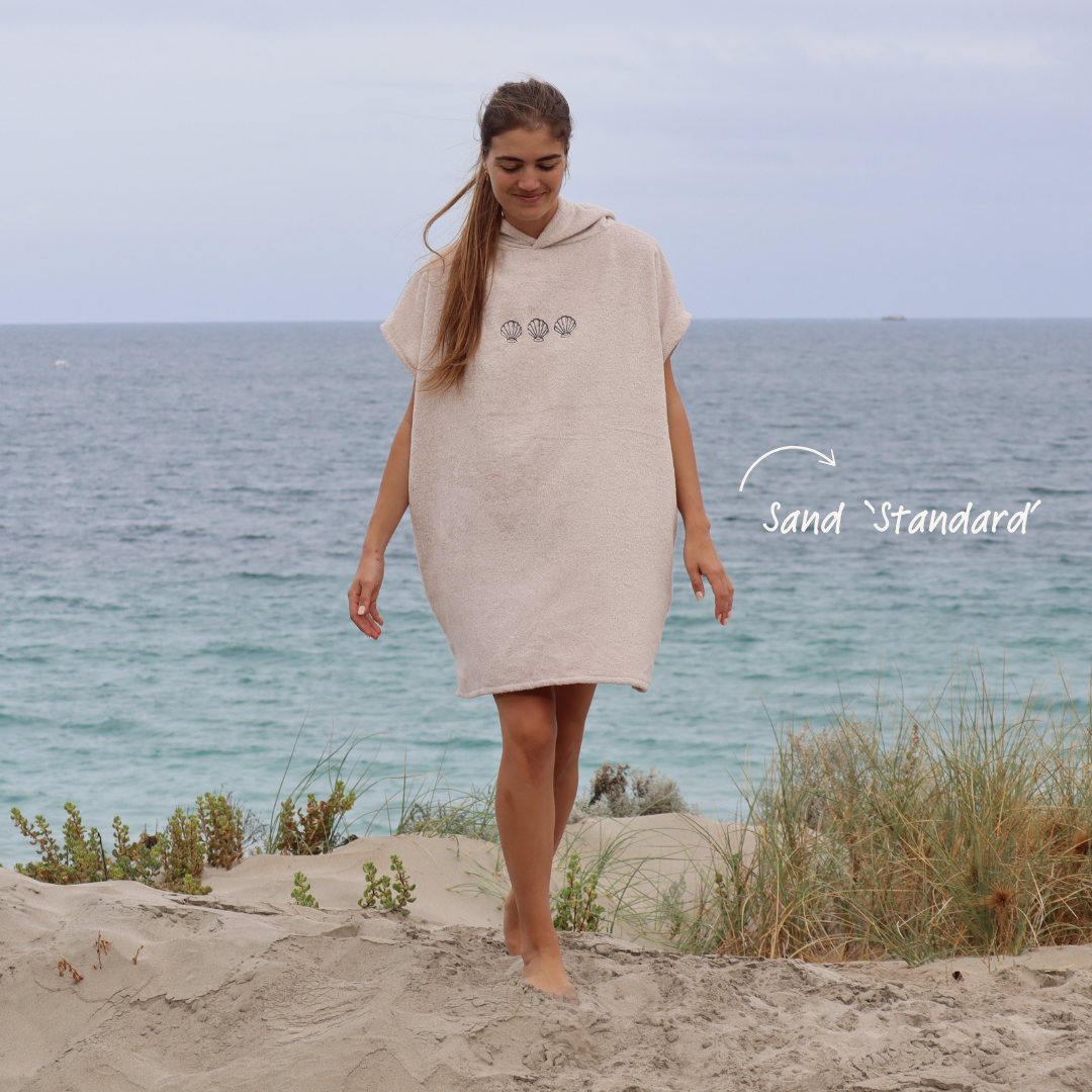 Short Hoodie Towel - Side Pockets