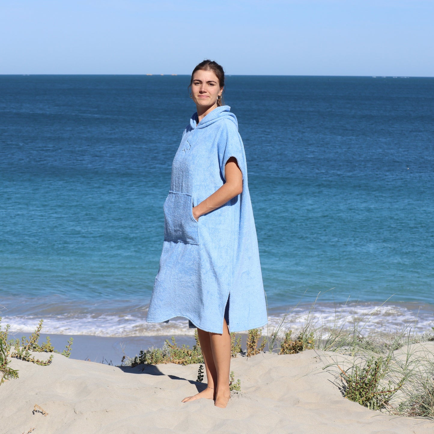 Long Hoodie Towel - Front Pocket