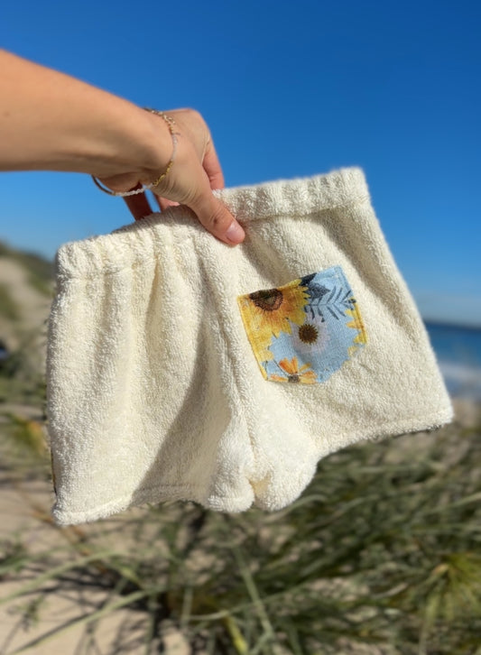 Sunflower Towel Shorts 1yr