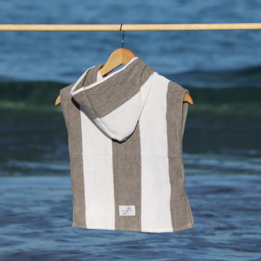 Striped Hoodie Towel