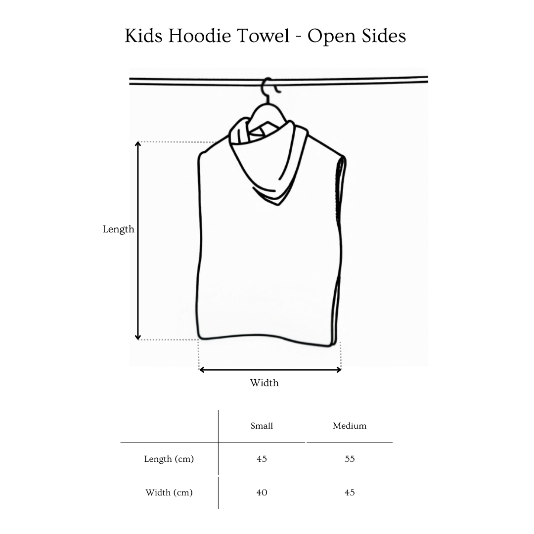 Original Hoodie Towel - Closed sides
