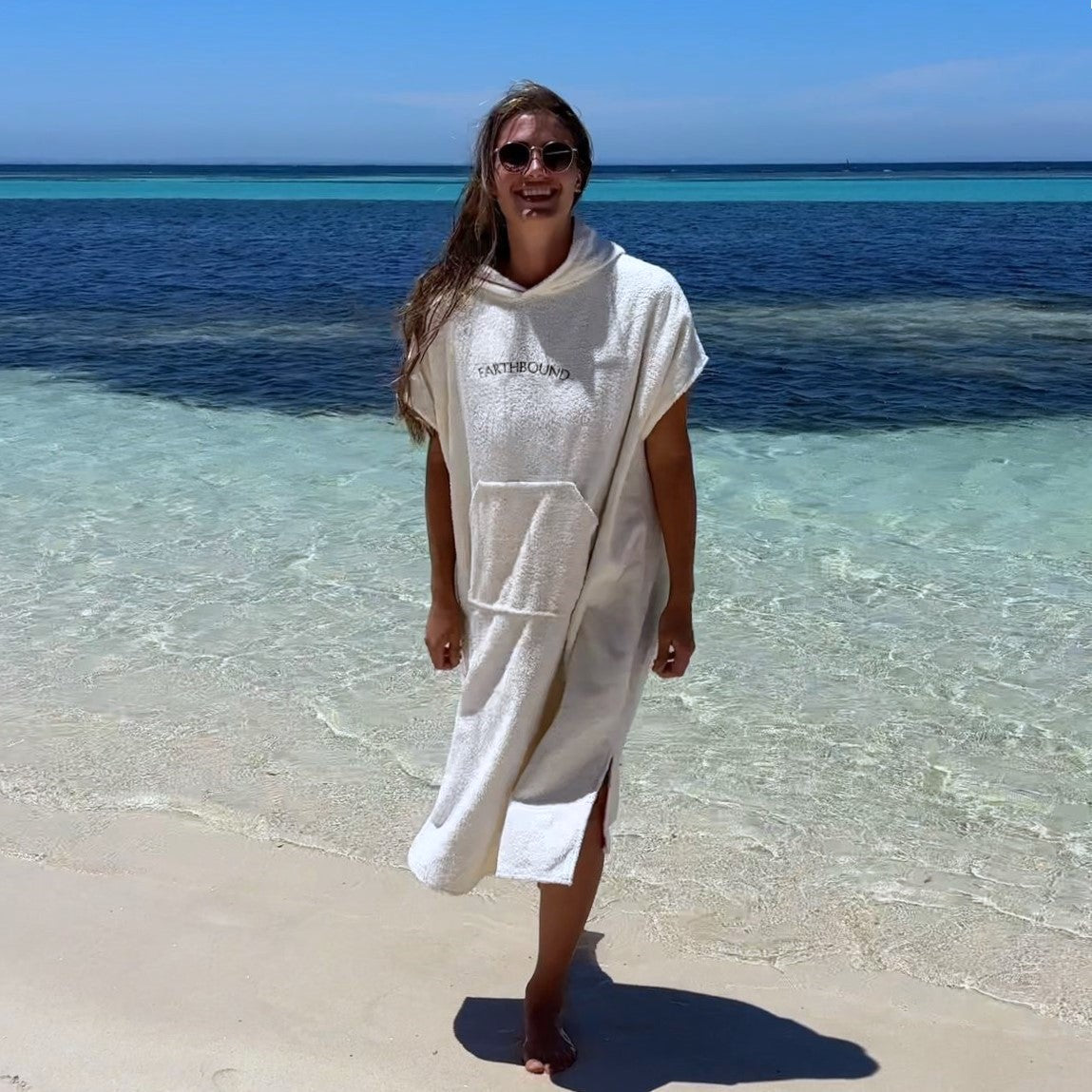 Long Hoodie Towel - Front Pocket