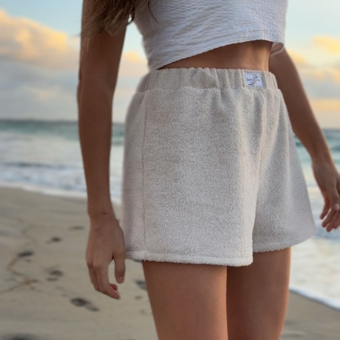 Towel Shorts - High Waist