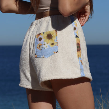 Sunflower Towel Shorts