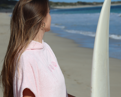Pink Shell Hoodie Towel (Standard & Short)