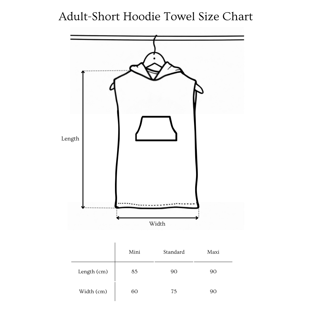 Pink Shell Hoodie Towel (Standard & Short)