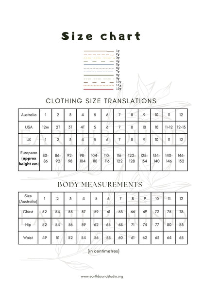Cloe Dress Kids Pattern