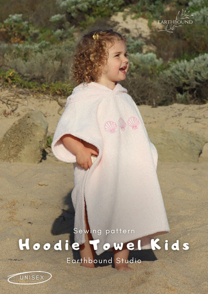 Hoodie Towel Kids Pattern
