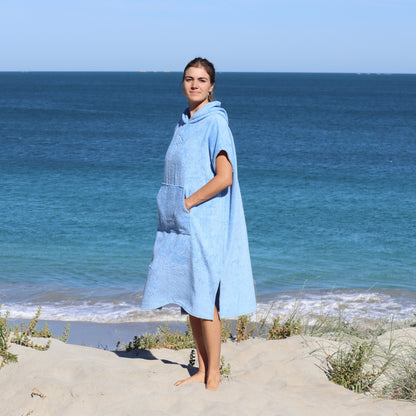 Long Hoodie Towel - Front Pocket