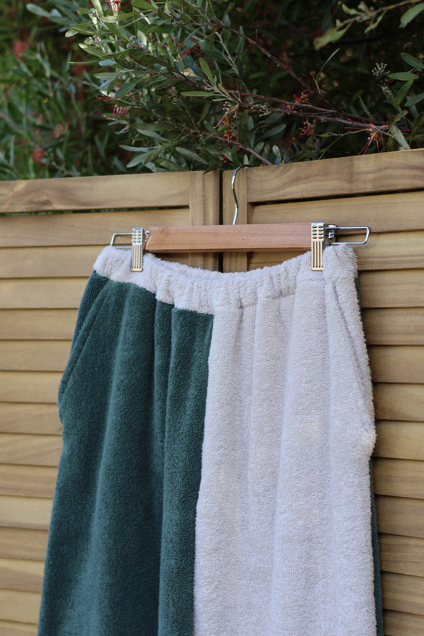 Dark Moss (M) Towel Pants