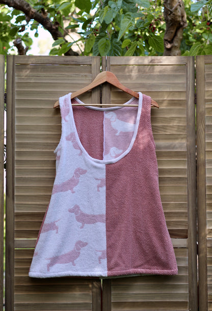 Pink Puppy (XS) Towel Dress