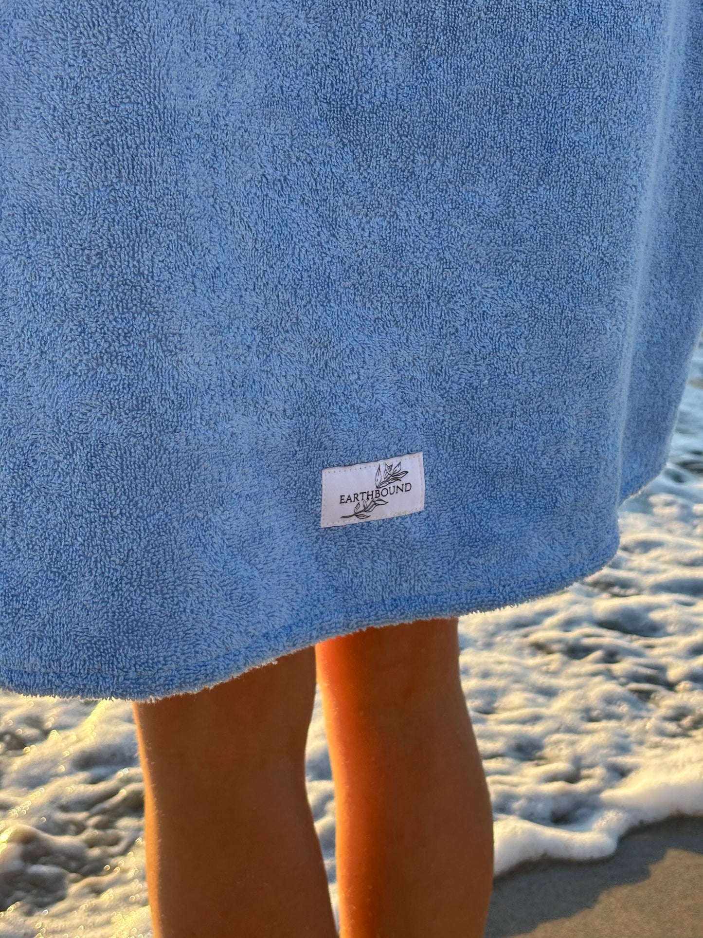 Coral Blue Hoodie Towel (Standard & Short)
