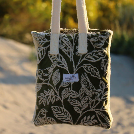 Reversible Tropical Bloom Bag