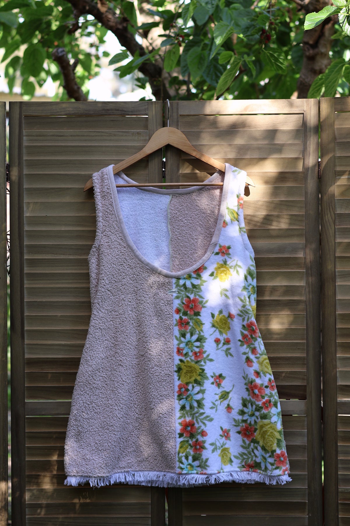 Vintage Garden (XS) Towel Dress