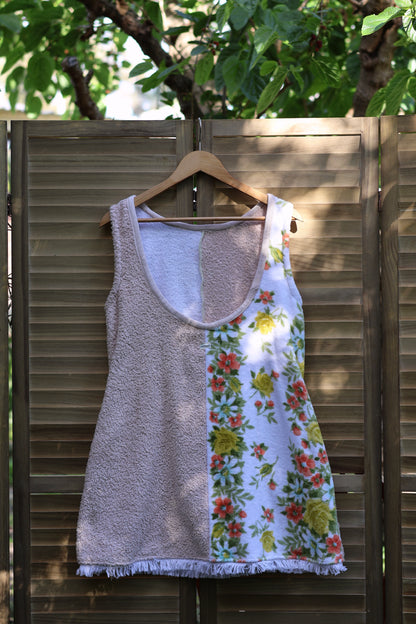 Vintage Garden (XS) Towel Dress