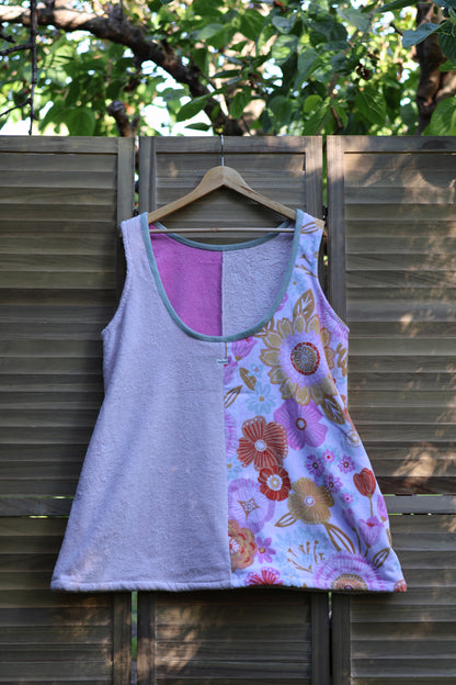 Pink Vintage Blossom (2XL) Towel Dress