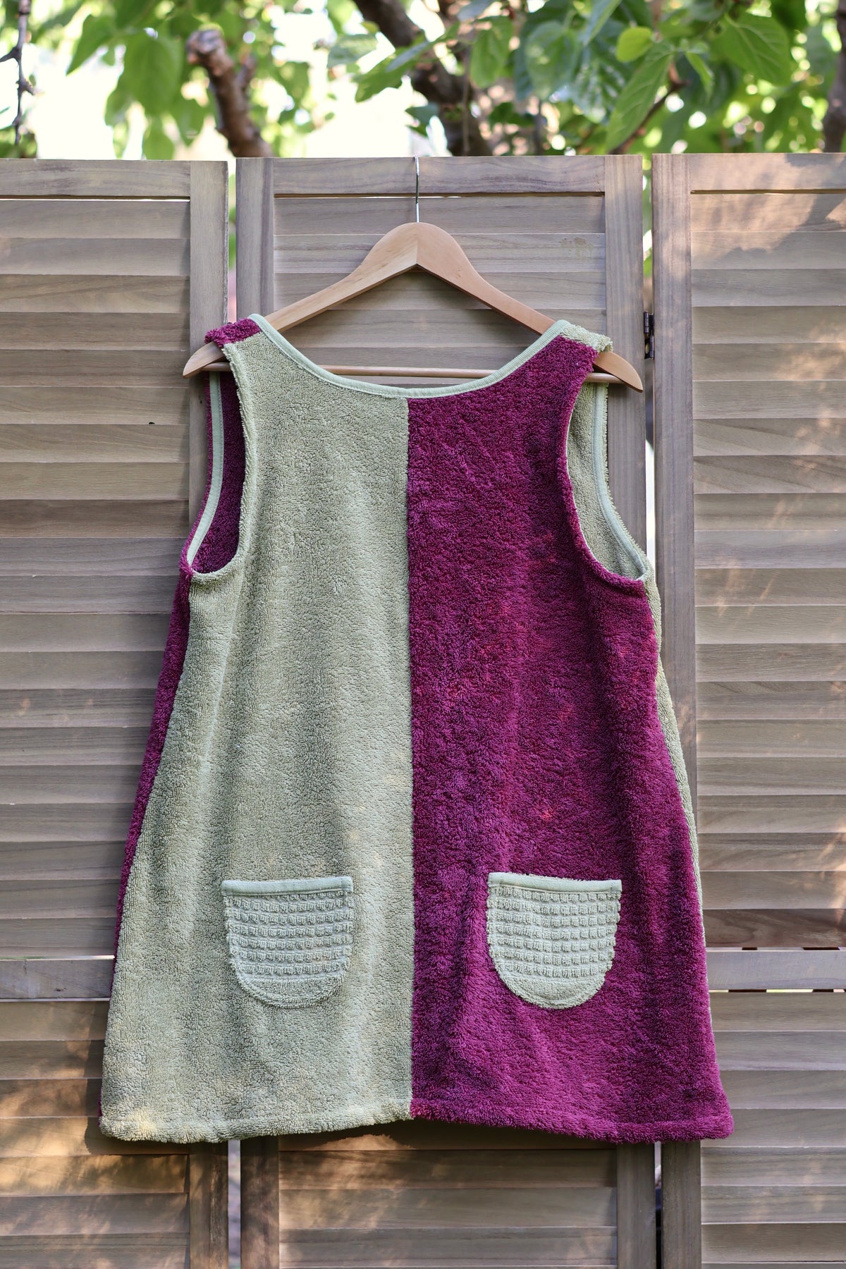Burgundy (S) Towel Dress