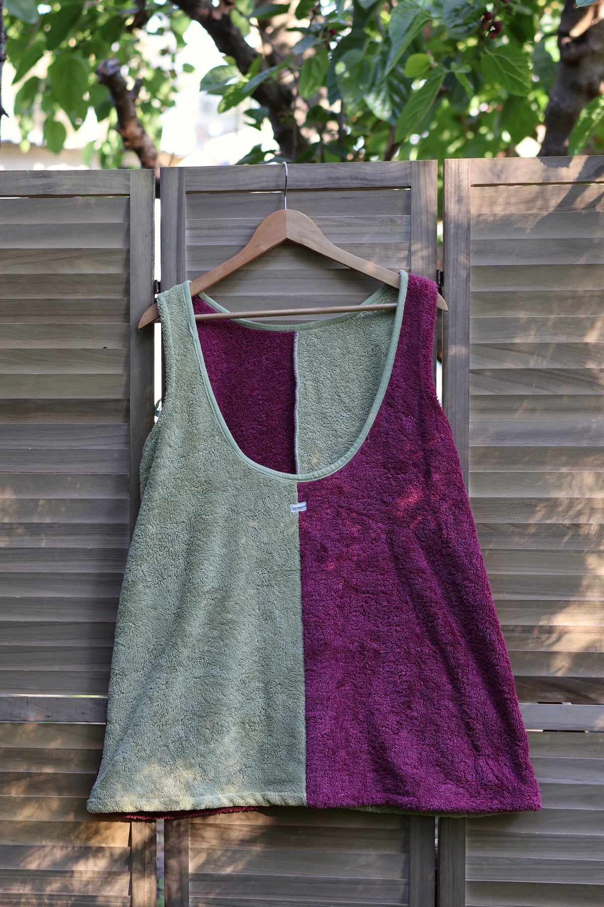 Burgundy (S) Towel Dress