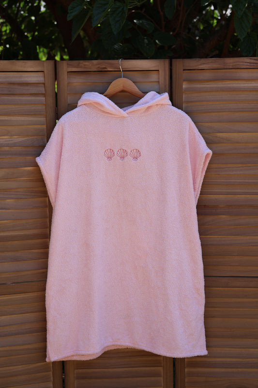 Pink Shell Hoodie Towel (Standard & Short)