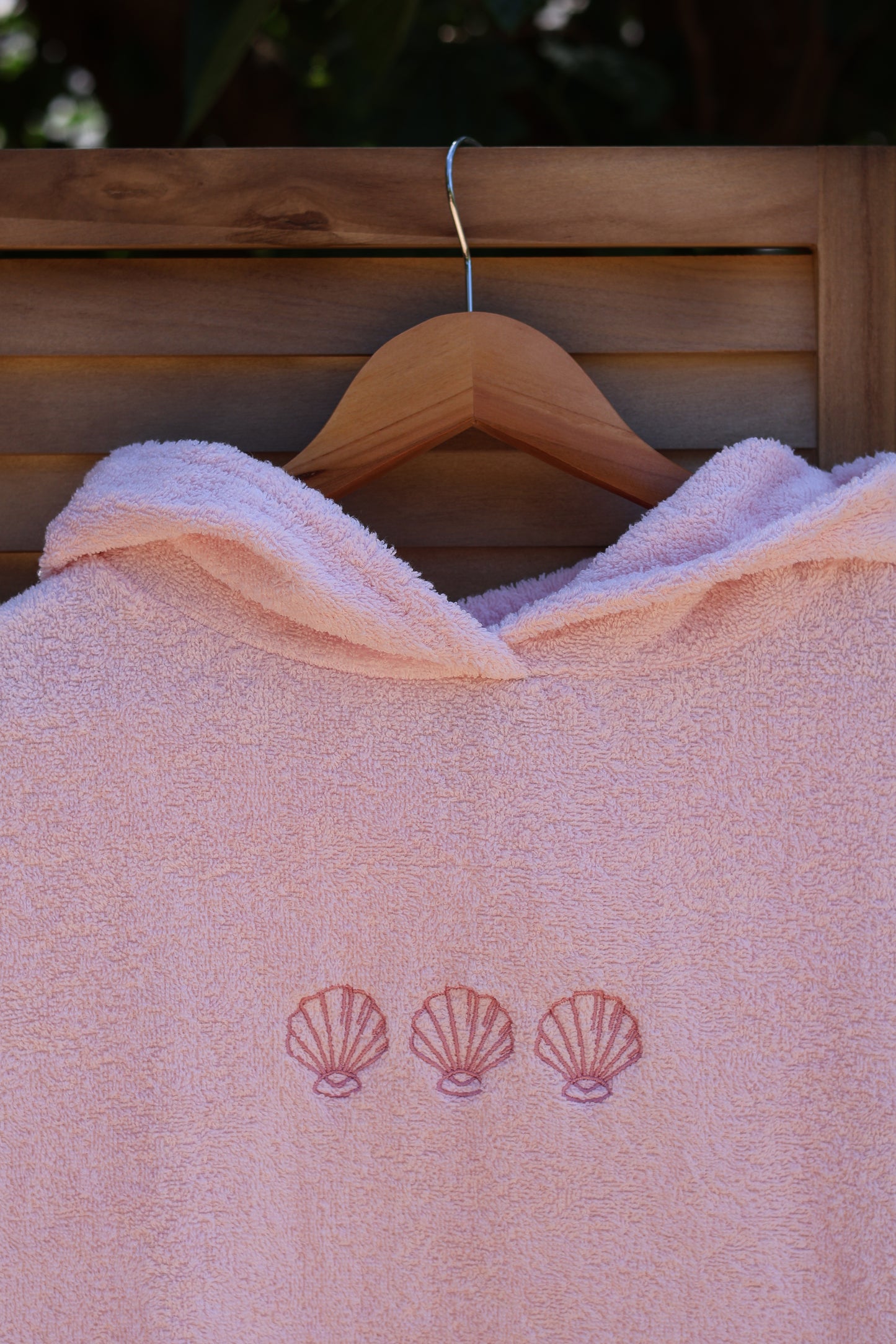 Pink Shell Hoodie Towel (Standard & Short)