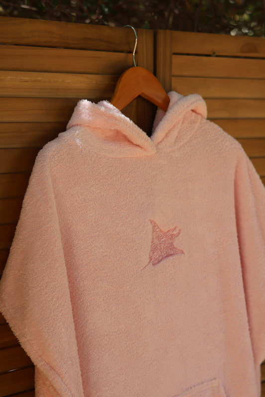 Pink Manta Hoodie Towel (Standard & Long)