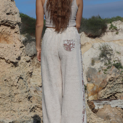 Red Dusk Towelling Pants